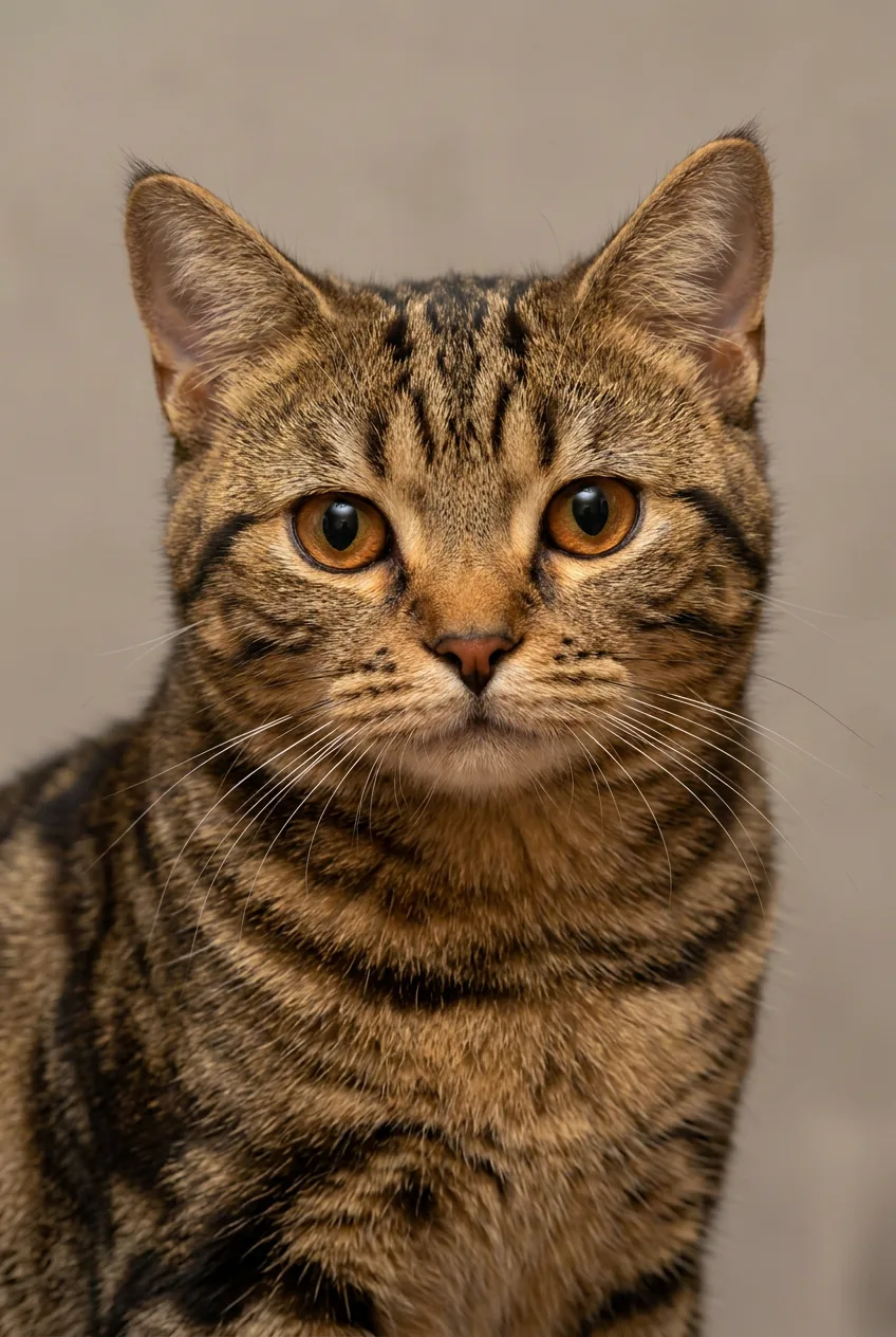 น้ำตาล แทบบี้ (Brown Tabby)