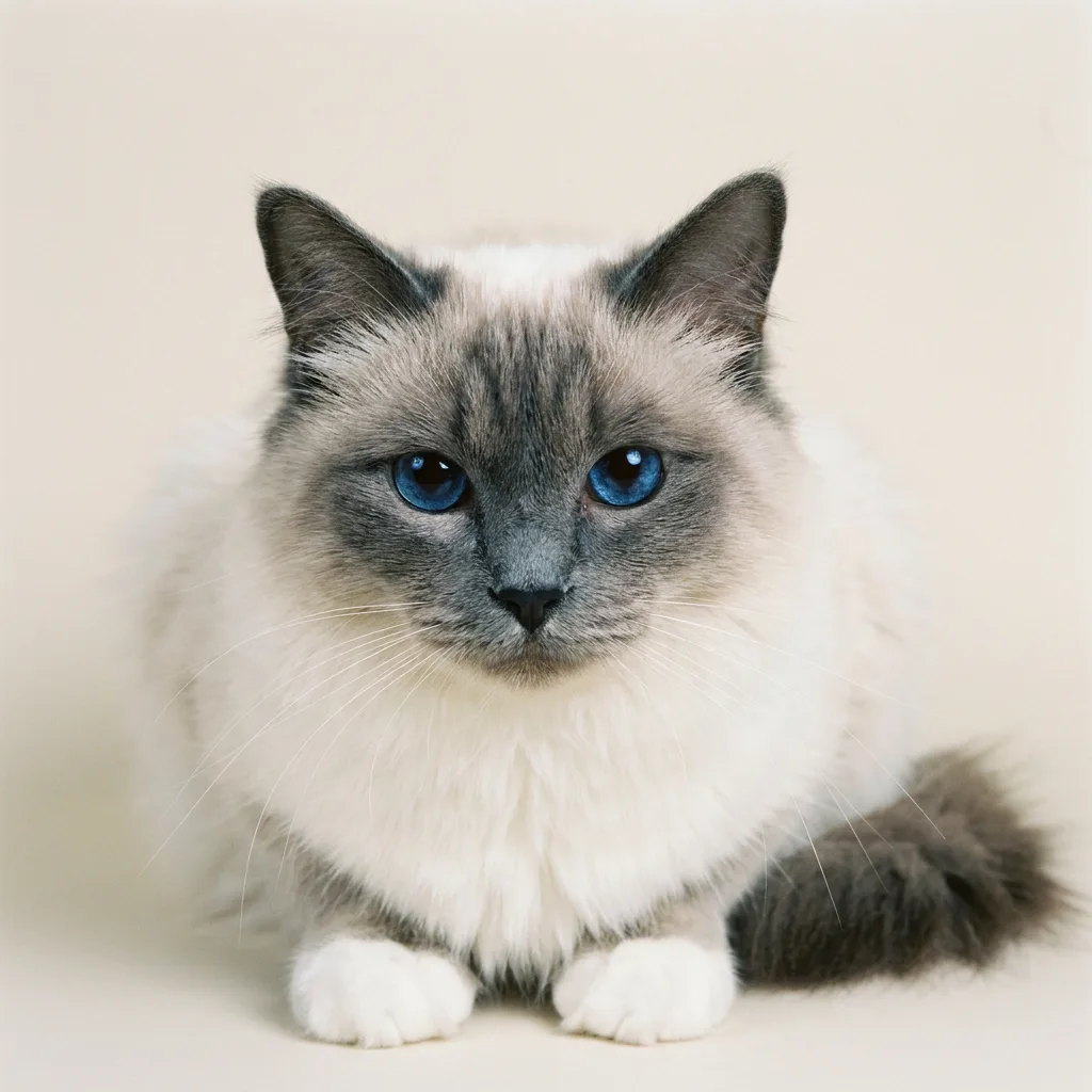 สีฟ้าอ่อนหม่น (Blue Point)