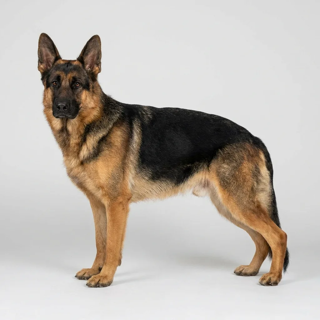 สีน้ำตาลดำ (Black and Tan)