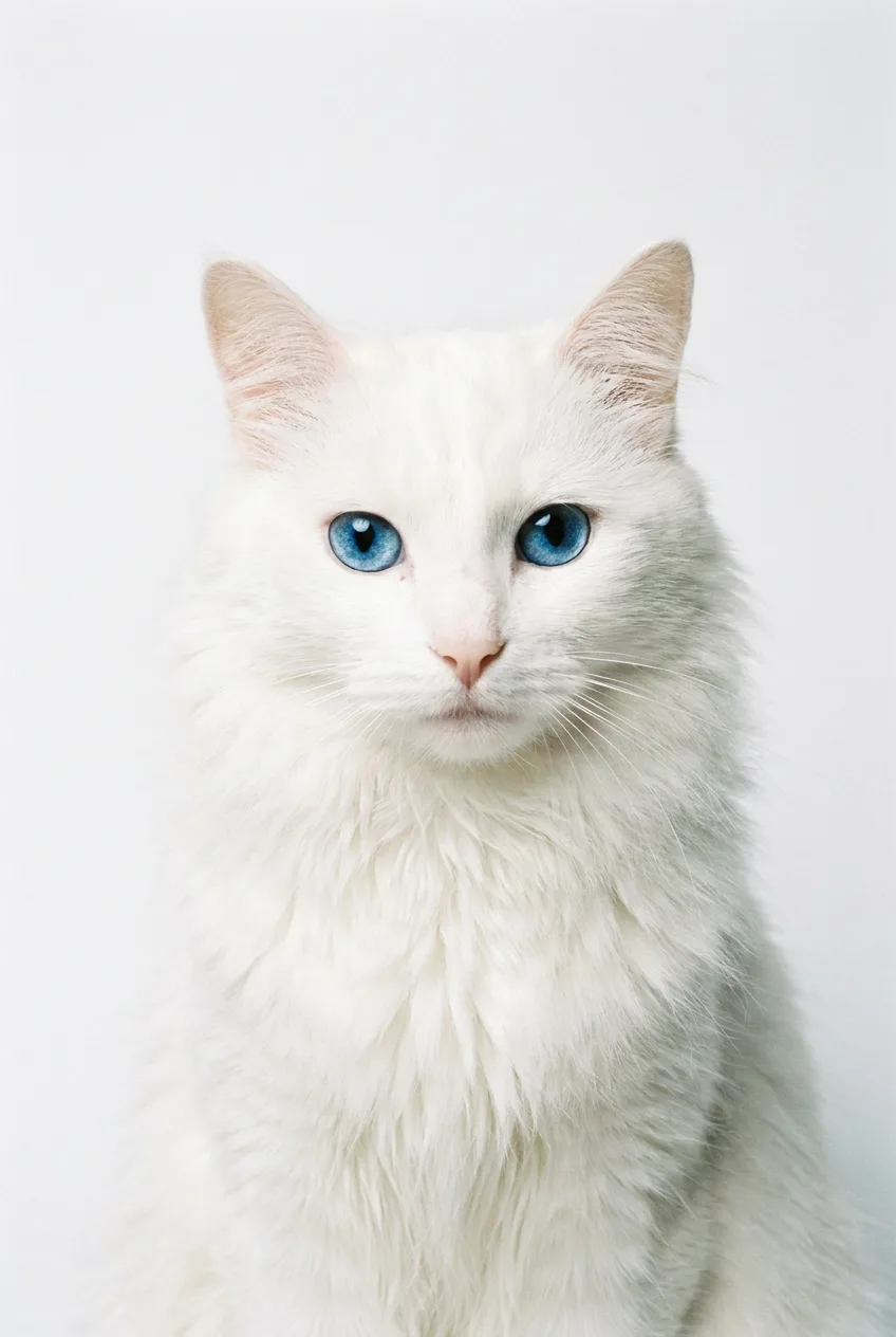 ขาวตาสีฟ้า (White Blue-eyed)